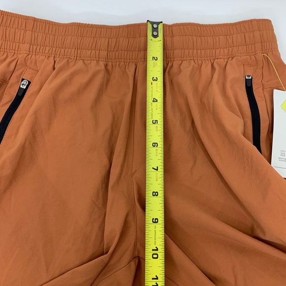 All In Motion Dark Orange Lightweight Athletic Stretch Woven Shorts Nwt Sz Small - Picture 15 of 15